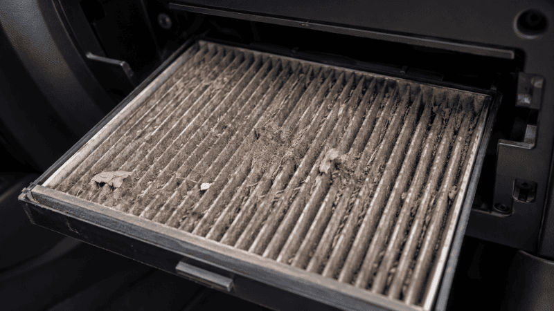 Dirty Cabin Air Filter